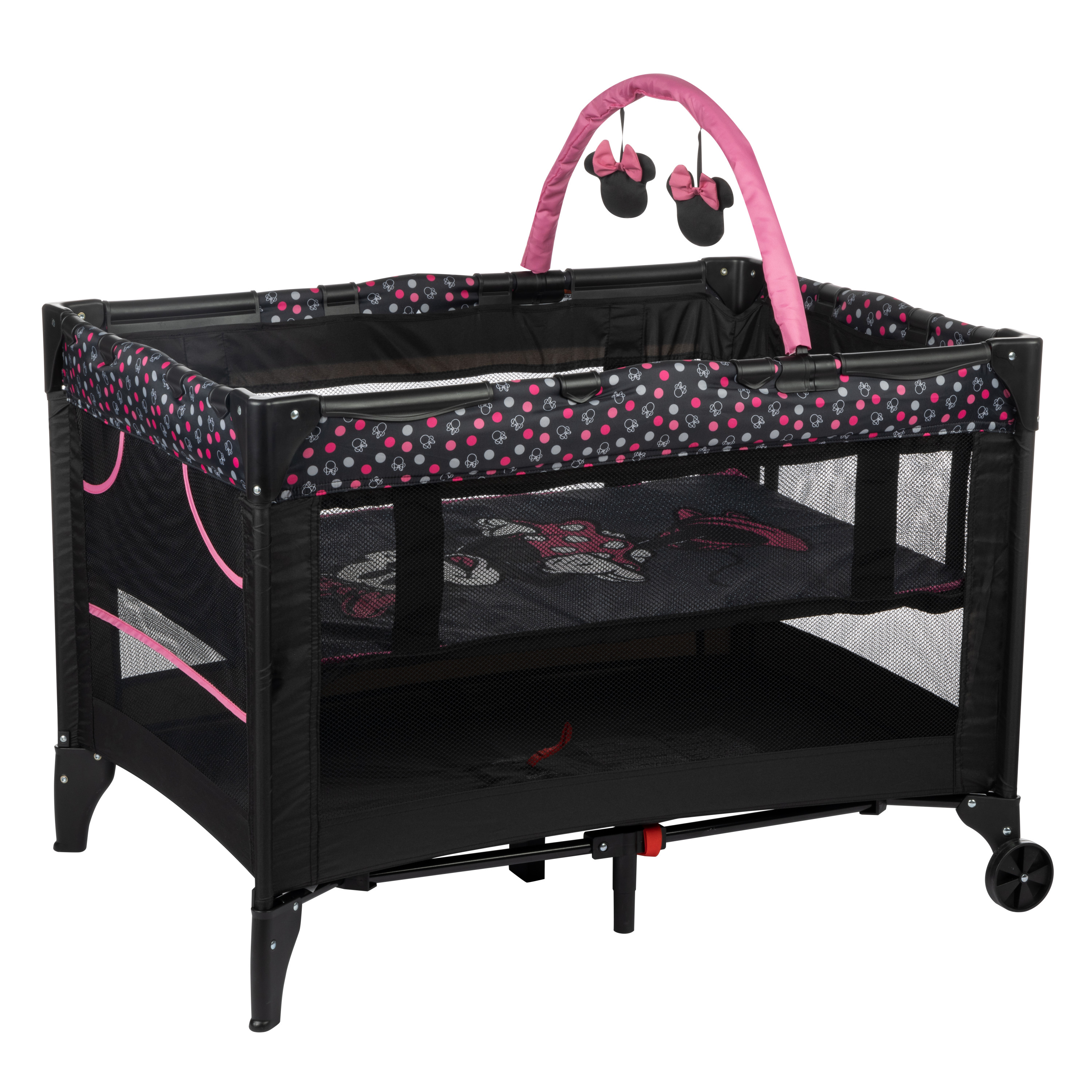 Disney Baby 3D Ultra Play Yard with Bassinet - Modern Minnie