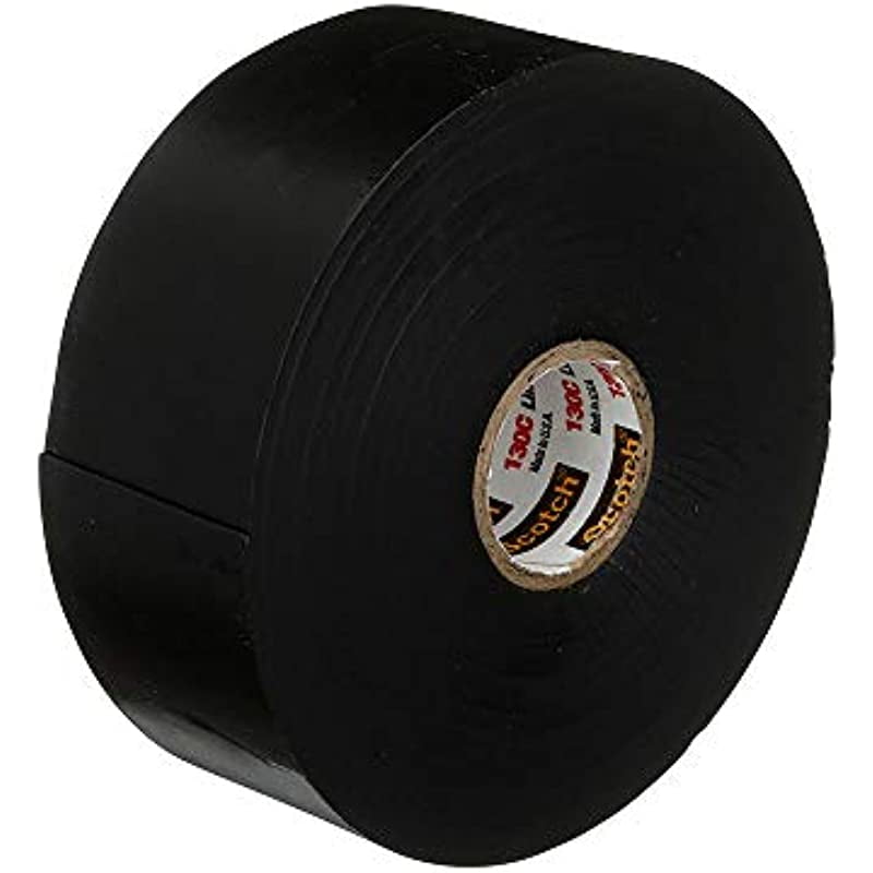 Scotch Linerless Electrical Splicing Tape 130C for Wires and Cables, 1