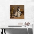 thumbnail image 2 of ARTCANVAS Woman Sitting In Front Of a Table Canvas Art Print by Jean Beraud - Size: 18" x 18" (0.75" Deep), 2 of 9