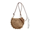 thumbnail image 3 of Large Capacity Woven Shoulder Crossbody Bag for Women, Seaside Beach Vacation Style Casual Handbag, Lightweight Straw Woven Purse for Travel Shopping Summer Beach Trip Daily Use Bohemian, 3 of 6