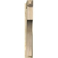 thumbnail image 2 of Ekena Millwork 6"W x 30"D x 42"H Westlake Rough Sawn Craftsman Outlooker, Douglas Fir, 2 of 4