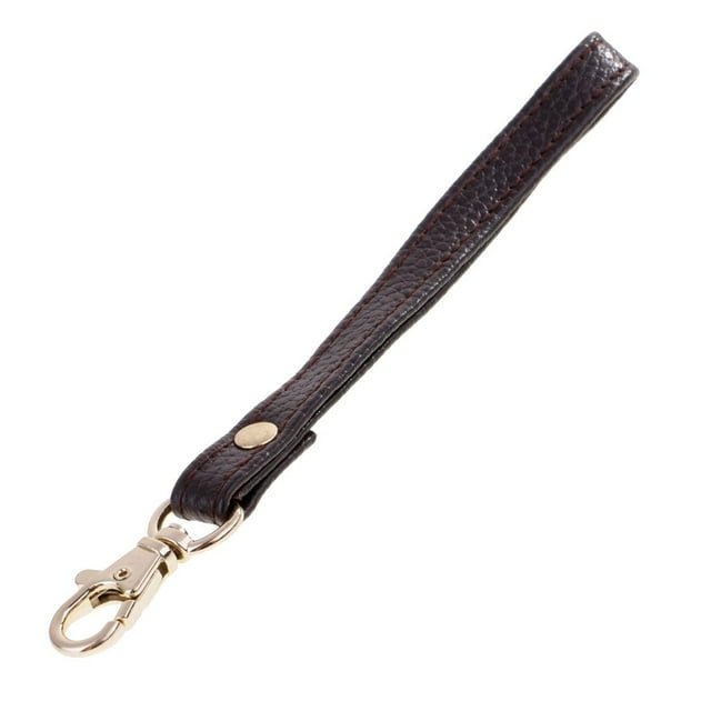 Esquirla Genuine Leather Replacement Wrist Strap For Clutch Wristlet Purse Coffee