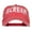 Red, variant on Halloween Scream Embroidered Washed Cap - Black OSFM