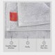thumbnail image 5 of Toalla de baño TEXTILOM 100% algodón turco 40x80 cm gris claro, 5 of 6