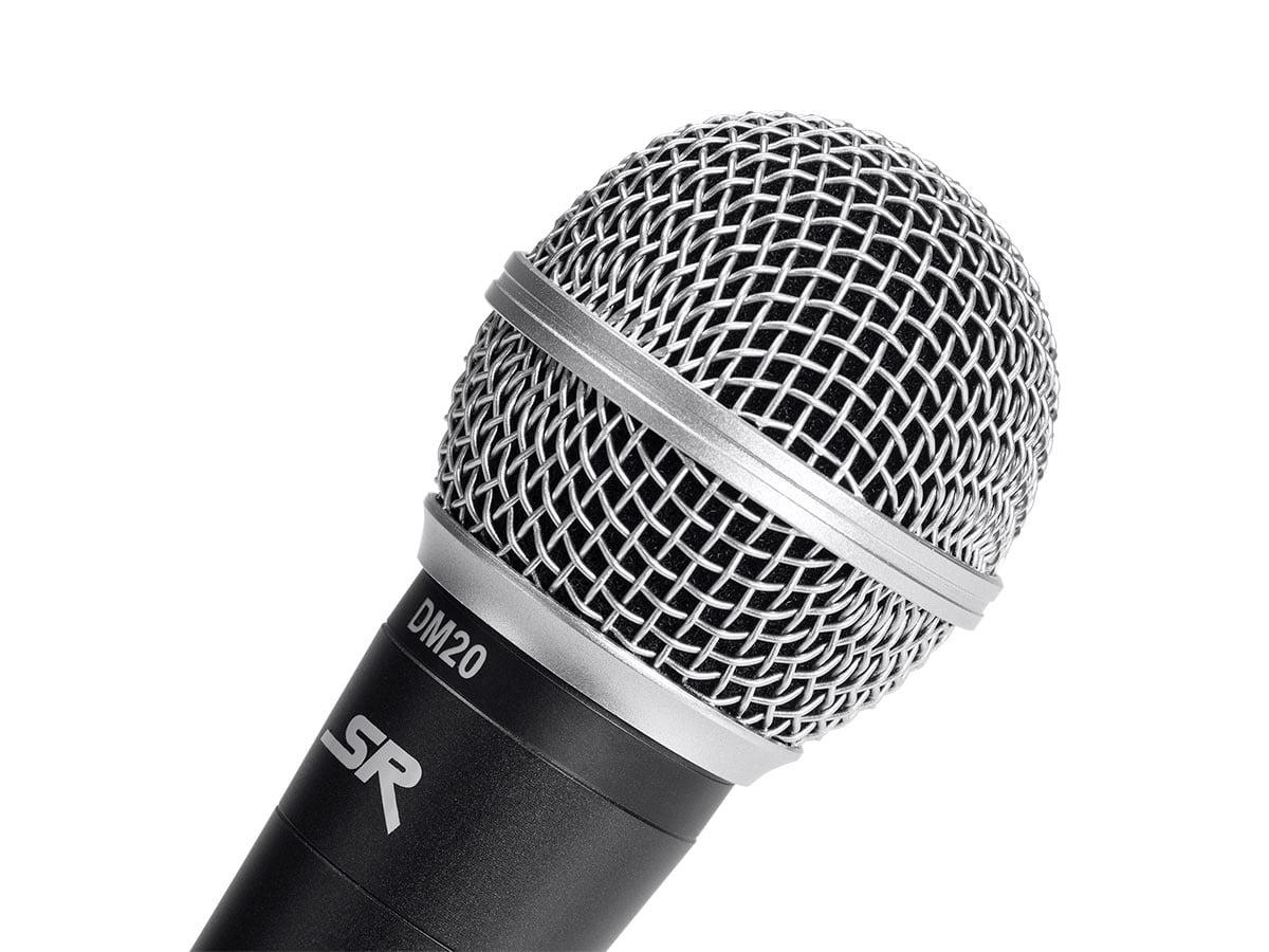 Monoprice DM20 Dynamic Handheld Vocal Microphone - Unidirectional, For Recording, Streaming, Podcasting, WFH, Distance Learning - Stage Right Series