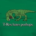 thumbnail image 3 of CafePress - T Rex Hates Pushups Women's Dark T Shirt - Women's Traditional Fit Dark T-Shirt, 3 of 4