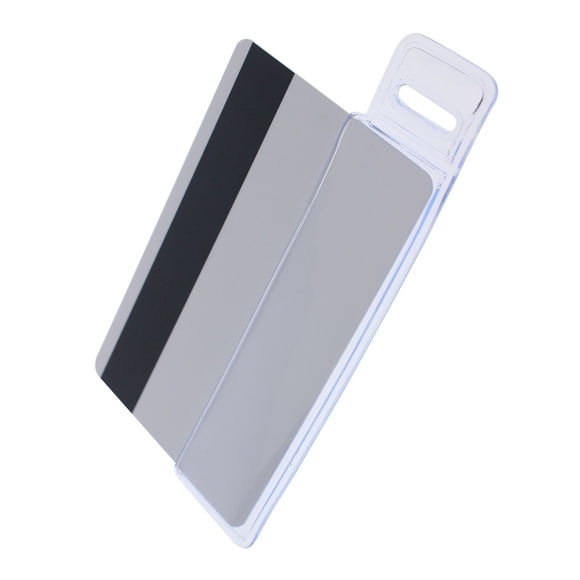 Half Card Vinyl Holder with Slot - Vertical by Specialist ID, Sold Individually