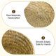 thumbnail image 4 of Uxcell 3-Pack Cesta de Almacenamiento Tejida de Hierba Marina Natural, 16cm x 8.5cm Cestas Redondas Pequeñas de Almacenamiento de Algas [Color Paja], 4 of 6