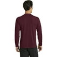 thumbnail image 2 of Port & Company Long Sleeve Blended Performance Tee (PC381LS) Athletic Maroon, M, 2 of 2