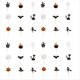 thumbnail image 1 of Paquete de 36 Adornos Brillantes para Cupcakes de Halloween, Decoraciones para Tartas, para Fiestas de Cumpleaños Infantiles y Baby Showers con Temática de Halloween., 1 of 7