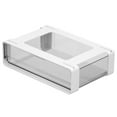 thumbnail image 1 of Computer desk under-desk storage box, Under Cabinet Drawer Organizer, Plastic Storage Organizer for Kitchen Cabinet, Cabinet Accessories, (Color : Large White), 1 of 8