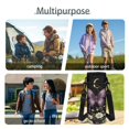 thumbnail image 5 of HUIACONG 17 Inch Moon Daisy Butterfly School Backpack 4-IN-1 Set for Boys Girls Age 6-10 Lightweight Backpack Detachable Lunch Box Pencil Case Water Bottle Holder, 5 of 7
