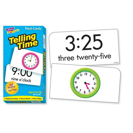 Telling Time Skill Drill Flash Cards