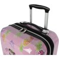 thumbnail image 6 of Betsey Johnson 26 Inch Checked Luggage Collection - Expandable Scratch Resistant (ABS + PC) Hardside Suitcase - Designer Lightweight Bag with 8-Rolling Spinner Wheels (26IN, Colada), 6 of 6