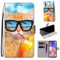 thumbnail image 3 of Funda de cuero para Samsung Galaxy A23, A73, M23, M33, M53, 5G, S22 Plus, gato, perro, Animal, flor, 3 of 4