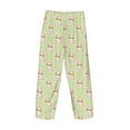 thumbnail image 3 of Lsque Rabbit With Tie Print Men's Pajama Pants, Lounge Pant - Comfortable Home Wear,Elastic Waistband, Stylish Design-Medium, 3 of 9