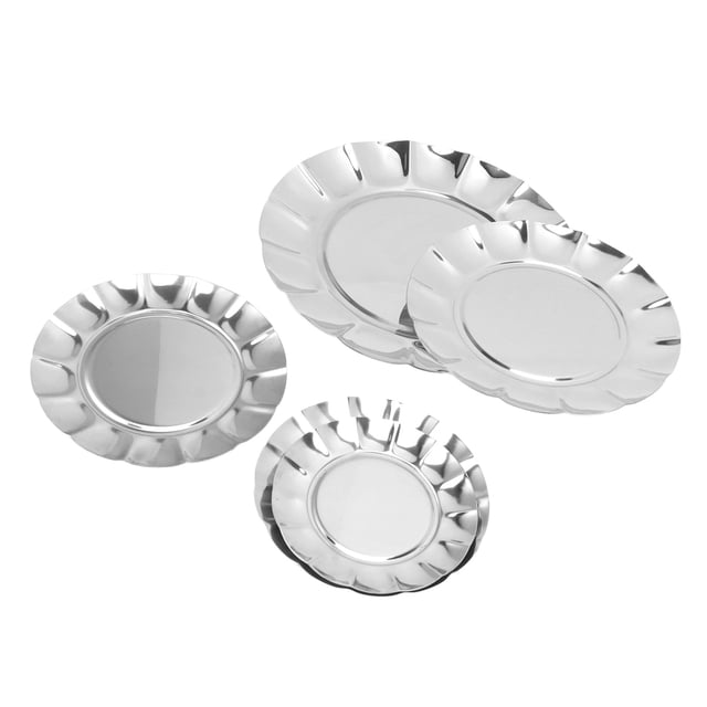 Snack Plate,5pcs Food Plate Set Spit Bone Dish Fruit Plate Professional Grade