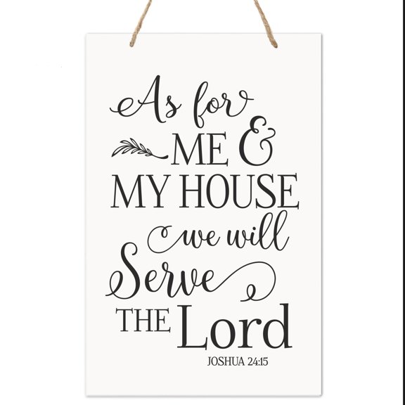 Family Sign Gift For New Home Decoration - Serve The Lord