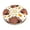 12 inch, variant on Logiee Fall Turkey Print Stool Covers Round,Bar Stool Covers,Watedrproof Stool Slipcover with Elastic,Stool Cushion,Round Bar Stool Seat Covers for Bar Round Chair-12 inch