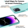thumbnail image 5 of NIFFPD iPhone 14 Pro Case with Screen Protector（Anti Spy Privacy）, Shockproof Full Coverage Protective Cover Phone Case for iPhone 14 Pro 6.1" Green, 5 of 6