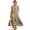 Bird Ink Leaf, variant on Aztec Tribe Geometric Print Sleeveless Maxi Dress Women with Pockets, Linen Look Flowy Casual Long Sundress Loose Fit Summer Beach Vacation Crewneck Dress, 4XL