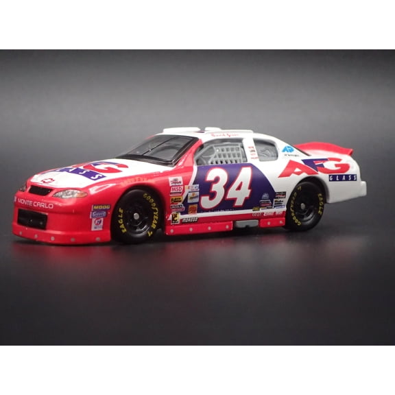 Open Box 2001 01 CHEVROLET MONTE CARLO 34 DAVD GREEN NASCAR 1:64 SCALE DIECAST MODEL CAR