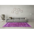 thumbnail image 3 of Ahgly Company Indoor Rectangle Persian Purple Traditional Area Rugs, 7' x 9', 3 of 4