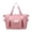 Pink, variant on Large Utility Tote Bag Mint Green Travel Bag Weekender Bag Waterproof Duffel Tote Carry on Bag Overnight Bag for Gym Vacation College Weekend Getaway 1 Pack