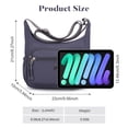 thumbnail image 5 of KXF Nylon Crossbody Bag for Women Multi-Pocket Shoulder Handbag Travel Satchel Purse with Adjustable Strap, 5 of 8