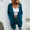 thumbnail image 5 of Fall Sweater for Women Open Front Knit Cardigan Lightweight Fuzzy Sweater Lantern Long Sleeve Fluffy Coat Outwear Women Sweaters Cheap, 5 of 8