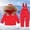 Red, variant on Piuwrlz Winter Baby Long Sleeve Outerwear Jacket for Toddler Boys Girls Coats Fashionable Plush Beige Size 2 Years