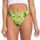 thumbnail image 1 of Fotbe Green Avocado Tanga Sin Costuras para Mujer con Estampado – Panties Invisibles, Transpirables y Cómodos para Uso Diario-Large, 1 of 6