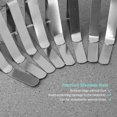 thumbnail image 2 of Tablecloth Clamps OUNONA 20pcs Stainless Steel Triangle Tablecloth Clip Table Cloth Cover Clamps (Silver), 2 of 6