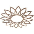 thumbnail image 2 of 34"OD x 11 7/8"ID x 3/8"T Daisy Wood Fretwork Pierced Ceiling Medallion, Wood (Paint Grade), 2 of 3