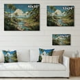 thumbnail image 4 of Designart "Palms at the Beach Tropical Serenity IV" Beach Print on Natural Pine Wood, 4 of 5
