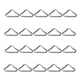 thumbnail image 1 of Triangle Ring Buckles for Trampoline Use Silver Galvanized Steel Sturdy and Rust Resistant 40pcs, 1 of 8