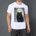 thumbnail image 2 of Summer Short Sleeve Tops Crew Neck Shirts For Women WolfPlus Size Tee Shirts, 2 of 5