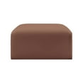 thumbnail image 5 of Meridian Furniture Arc Cognac Vegan Leather Ottoman, 5 of 7