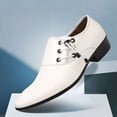 thumbnail image 2 of Zapatos formales de cuero para hombre, de gran tamaño, para oficina y negocios, 2 of 4