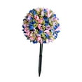 thumbnail image 2 of Estaca de flores artificiales para jardín, accesorios fotográficos, decoración para patio, césped y exteriores. Rosa azul, 2 of 9