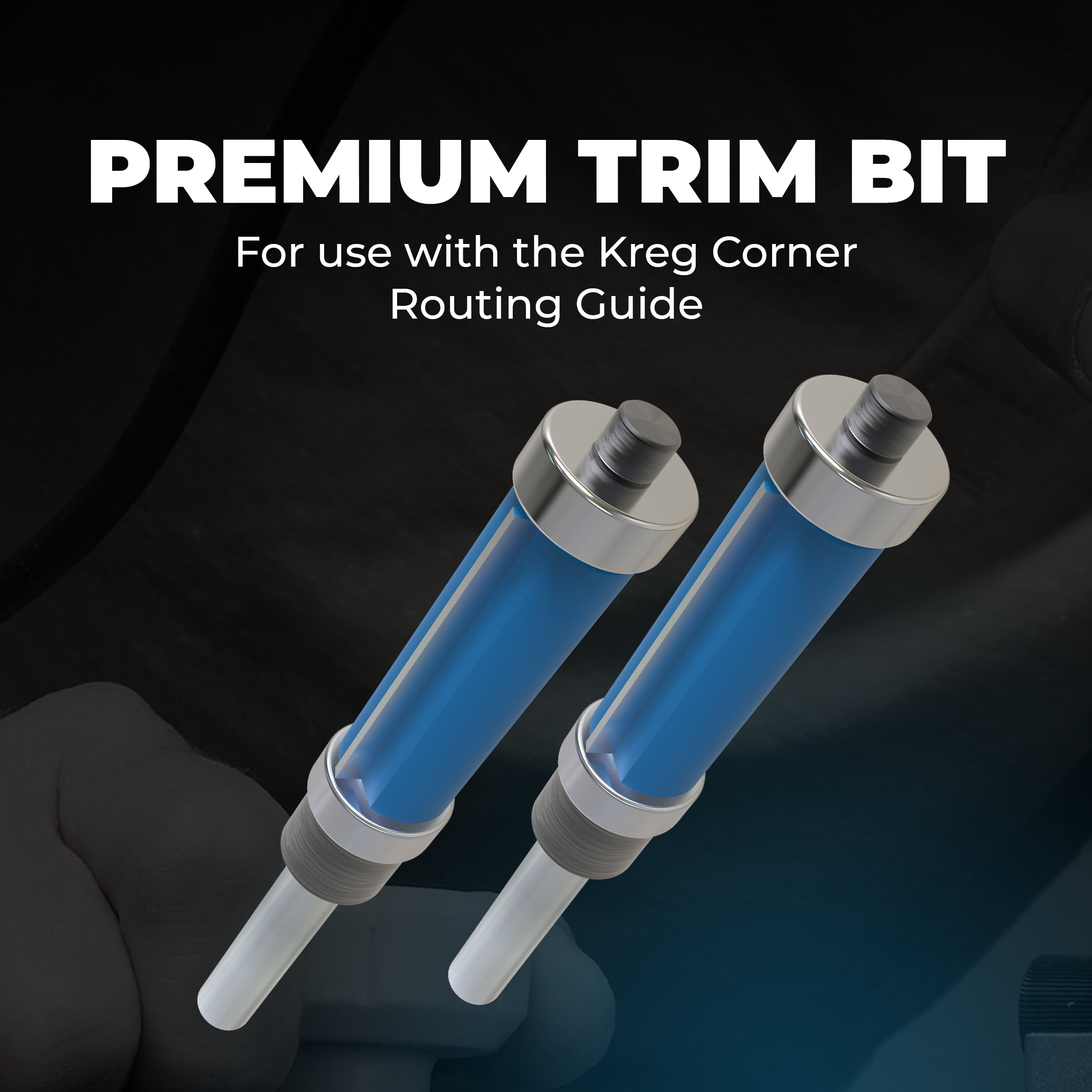Kreg 0.5 in. D X 1-3/16 in. L Steel Flush Trim Router Bit