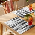 thumbnail image 4 of Abstract Grey Placemats Set of 1, Yellow Mottled Gradient Texture Farmhouse Non-Slip Place Mats Washable Table Mats for Kitchen Dining Table Decorations Indoor/Outdoor, 4 of 9
