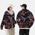 thumbnail image 4 of Balery Humming Bird Sudadera ligera de manga larga con capucha y protección solar UPF 50+ para hombre y mujer, ideal para pesca y running-Large, 4 of 7