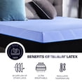thumbnail image 3 of 12-inch Foam Mattress - Breathable Blue Ice Yarn Cover - Night Sleep - Improved Sleep Hygiene, 3 of 5