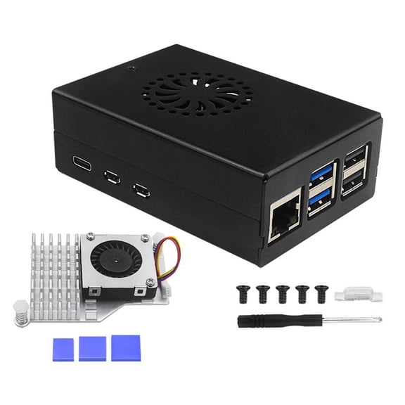 Inteprter Caja ajustable del radiador de la fan de PWM para 5 con la base de reducción de la fuente de alimentación del paladio Electrónica Estilo 2
