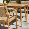 thumbnail image 4 of Chesapeake Outdoor Natural 7-Piece Wood Dining Set, 4 of 5