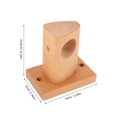 thumbnail image 2 of STOBOK Shower Rod Holders Curtain Rods Brackets Khaki Wood 1Pcs, 2 of 8
