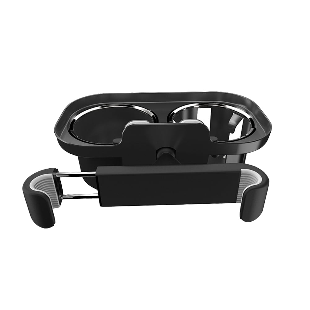 Car Headrest Cup Holder Car Seat Back Organizer Auto Backseat Snack Tray Dual Cup Holder Universal For Motorcycle Boat Truck RV