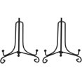 thumbnail image 1 of Decorative Metal Stand for Bowl, Plate, Art, Photo - Set of 2, 1 of 4