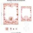thumbnail image 2 of Cheerland 18th Birthday Party Photo Booth Props, Rose Gold, 1 Pack, 29.5 x 21 in, 2 of 6